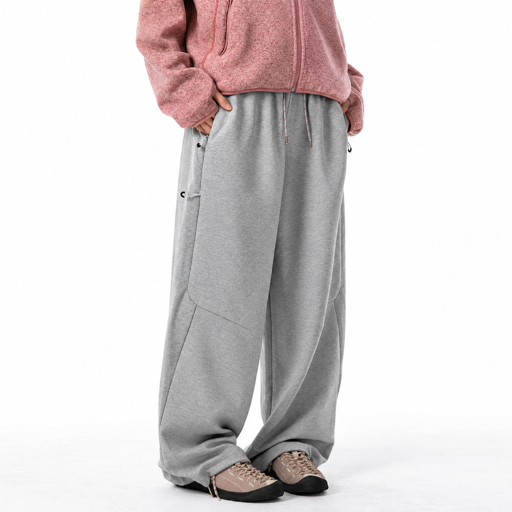 Women's Relaxed Athletic Wide-Leg Sweatpants