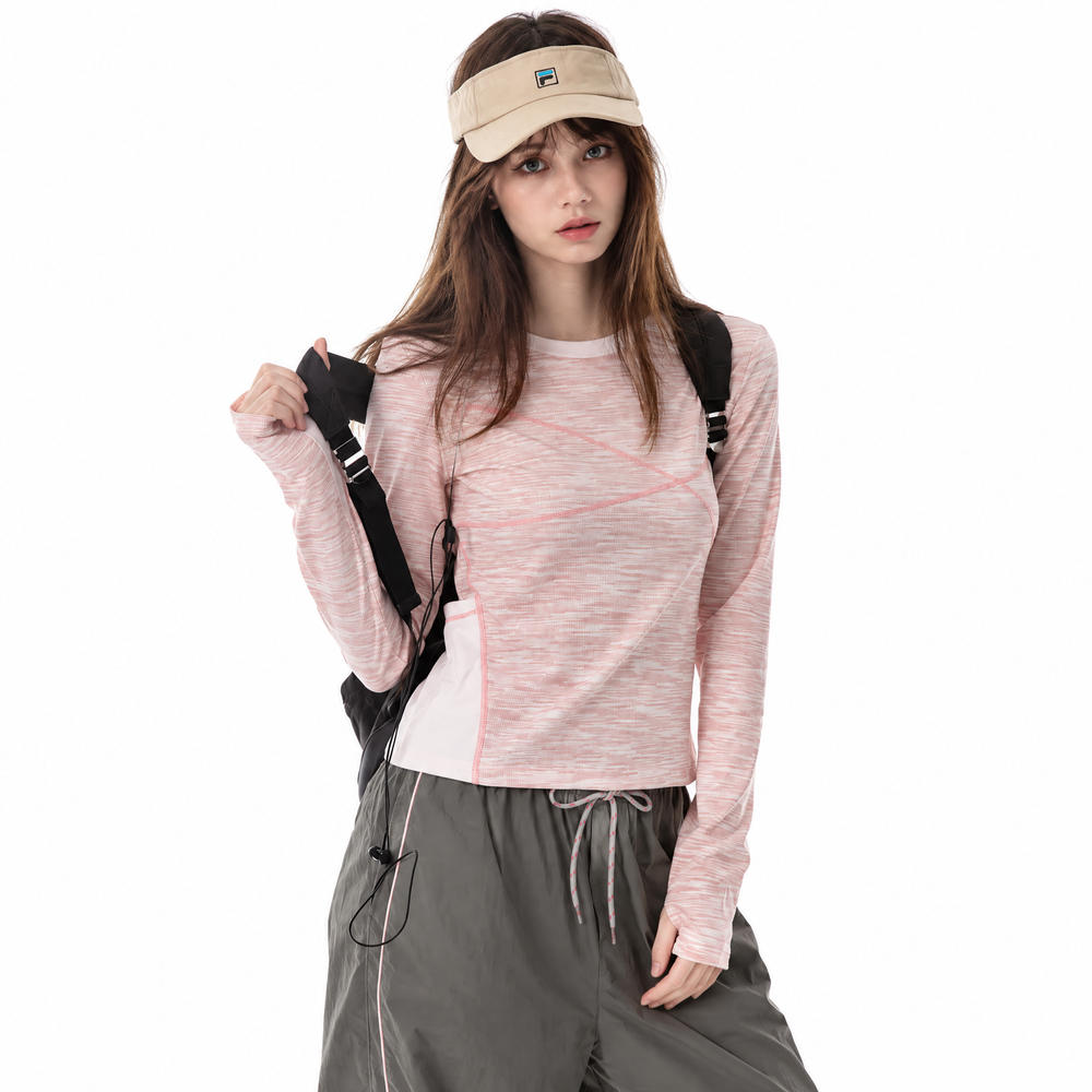 Women's Colorblock Outdoor Long Sleeve Shirt
