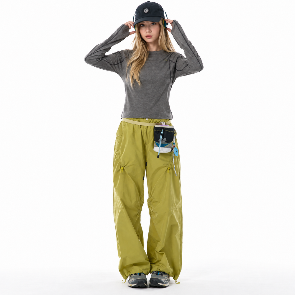 Women's American Workwear Cargo Wide-Leg Pants