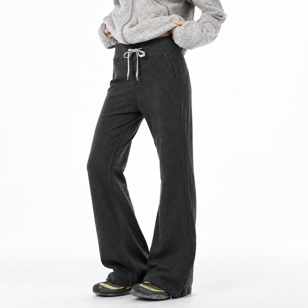 Women's Relaxed Wide-Leg Flare Pants